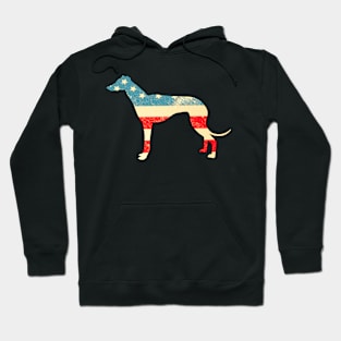 American Flag Greyhound Hoodie